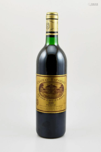 1 bottle 1989 Chateau Batailley,