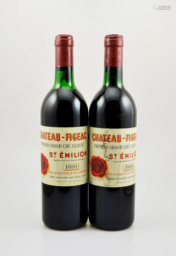 2 bottles of 1989 Chateau Figeac,