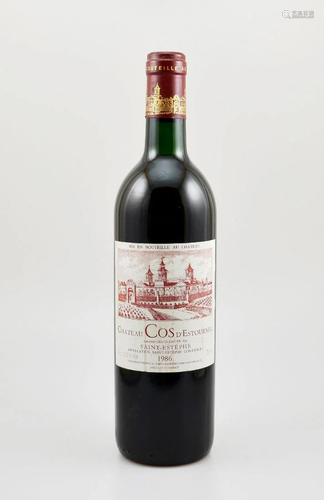 1 bottle 1986 Chateau Cos d'Estournel,