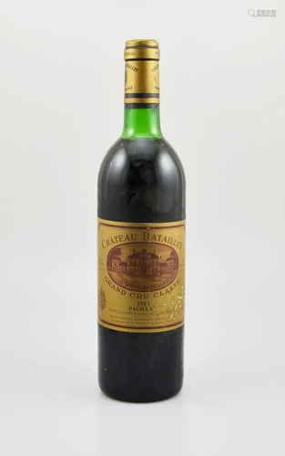 1 bottle 1983 Chateau Batailley,