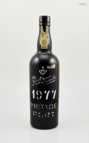 1 bottle 1977 Real Vinicola Vintage Port,