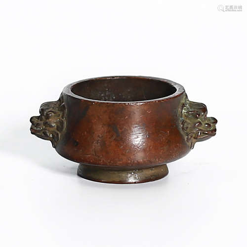 A Bronze Bombe Censer