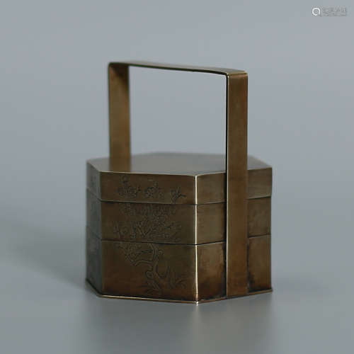A Bronze Picnic Box
