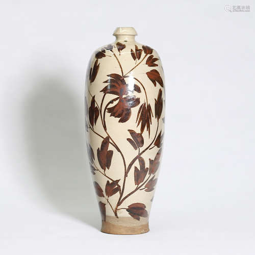 A Cizhou Type Plum Vase