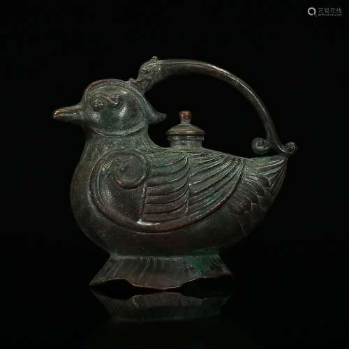 A Bronze Kettle Xuande Mark