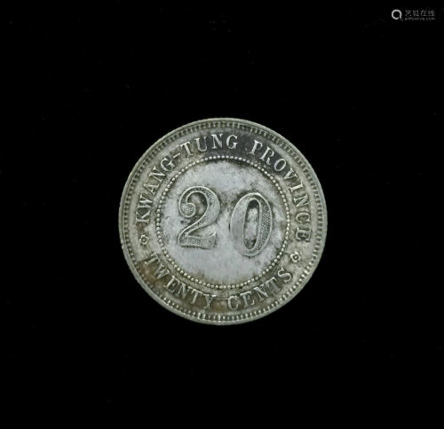 1 SILVER CHINESE REPUBLIC 10, (1918)