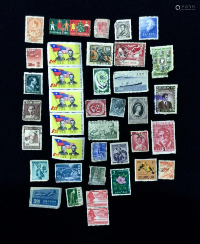 LOT OF MIXED FOREIGN STAMPS