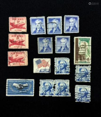 $0.05 UNITED STATES OF AMERICA STAMPS