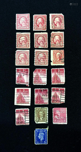 $0.02 US POASTAGE STAMPS