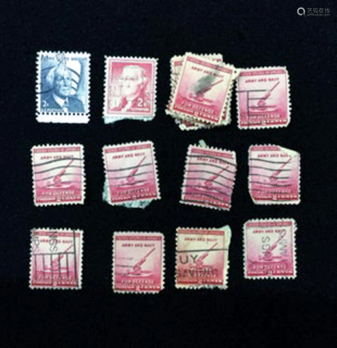 $0.02 UNITED STATES OF AMERICA STAMPS