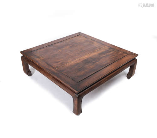 Chinese Antique Huanghuali Mixed Hardwood Low Table