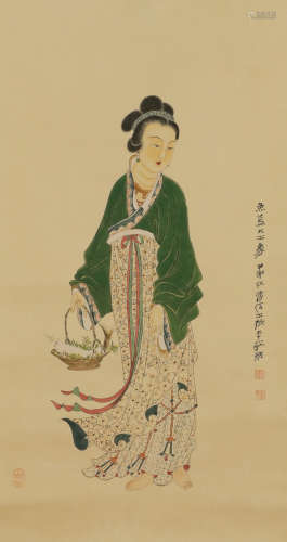 Daqian Zhang - Figure Painting