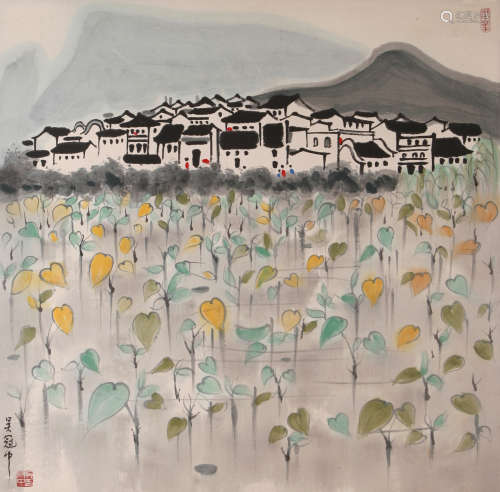 Wu Guanzhong - Painting of Homeland