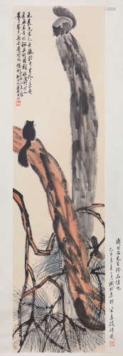 Qi Baishi - Squirrel Painting