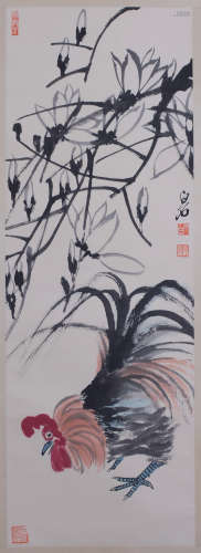 Qi Baishi - Chicken Painting