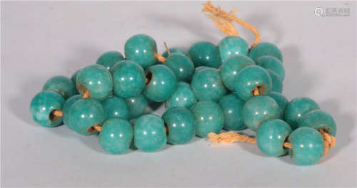 An Amazonite Beads String Qing Dynasty