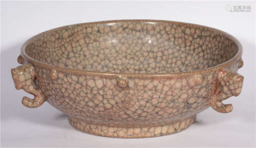 A Ge Type Bowl Qianlong Period