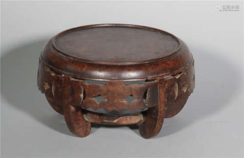 A Wooden Stand Qing Dynasty