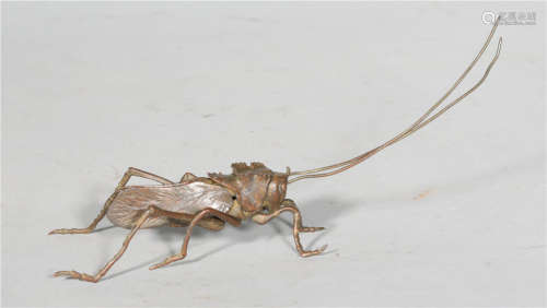 A Bronze Locusts 19th Century