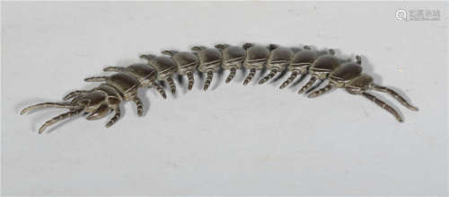 A Bronze Centipede 19th Century