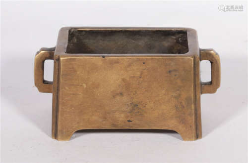 A Bronze Censer Qing Dynasty