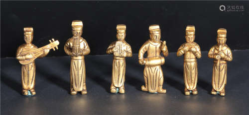 A Group of Bronze Figures