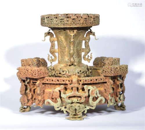 A Bronze Wine Vessel Warring State Period