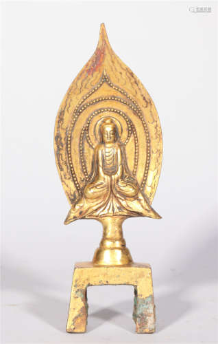 A Bronze Gilt Bodhisattva North Wei Dynasty