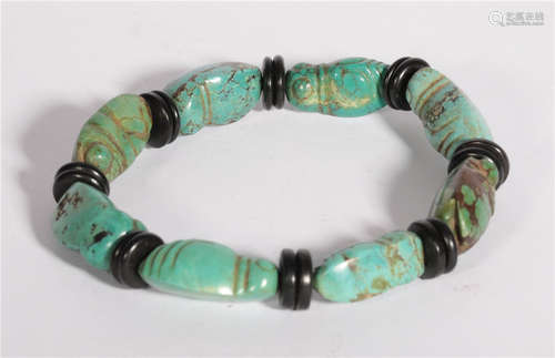 A Turquoise Beaded Bracelet