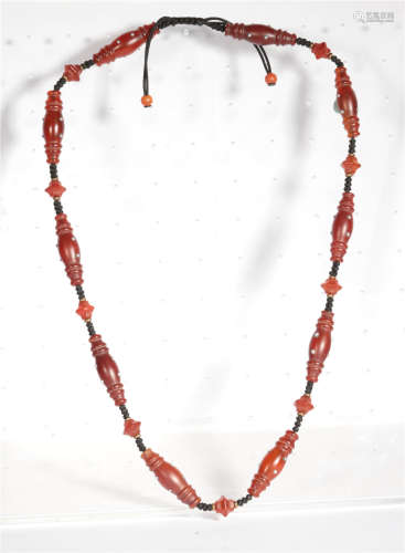 An Agate Necklace Warring State Period