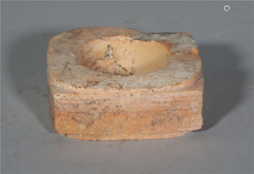 A Carved Jade Cong