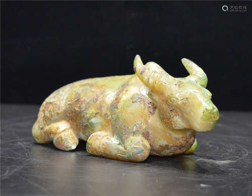 A Jade Buffalo Yuan Dynasty