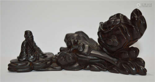 A Carved Organic Material Brush-rest Qing Dynasty