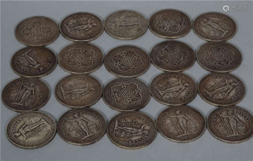 A Group of Silver Coins 19th Century