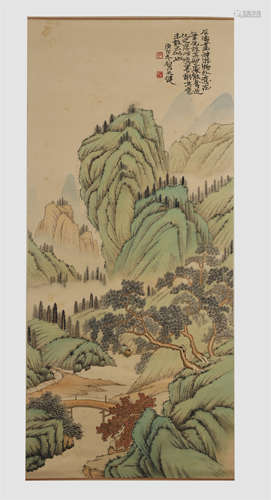 Huo Tianjian, Landscape Painting