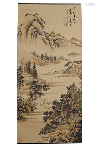 Zhang Daqian, Landscape Painting