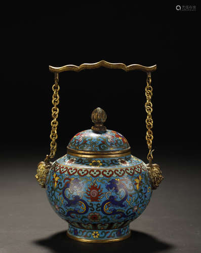 Cloisonne Teapot