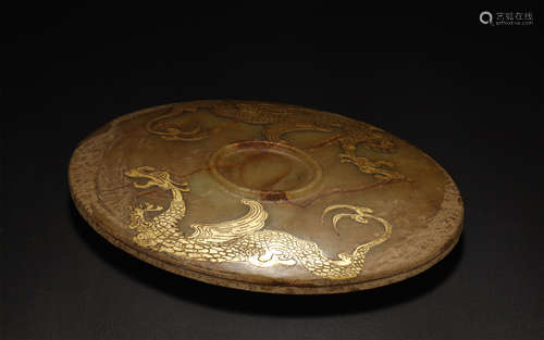 Ancient Inlaid Gold Phoenix