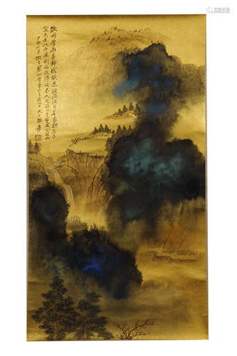 Zhang Daqian, Landscape Painting On Paper