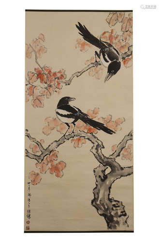 Xu Beihong, Birds Painting On Paper