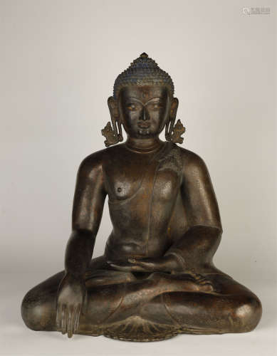 Early Qing Dynasity, Alloy Bronze Shakyamuni Buddha