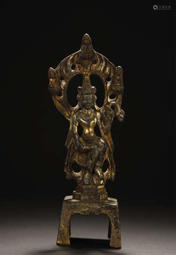 Gilt Bronze Kuan Yin