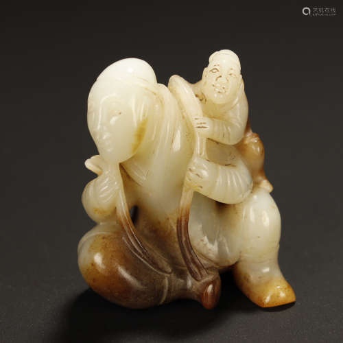 Qing, Jade Figur