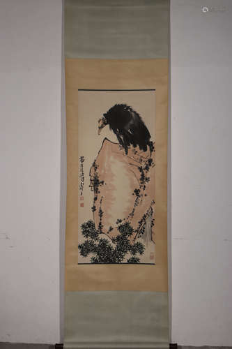 Pan Tianshou, Eagle Painting