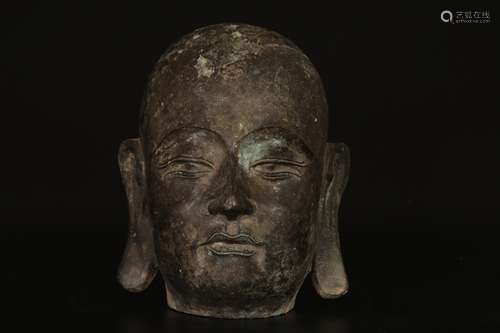 Chinese ancient Buddha head