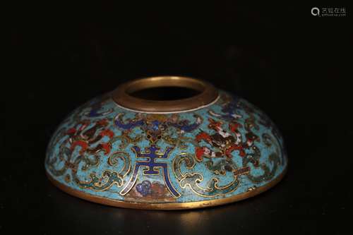 18th    Cloisonne brush washing