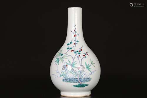 Ming,Dou Cai Flower Bottle