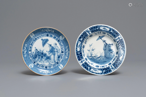 Two Chinese and Japanese plates after Cornelis …