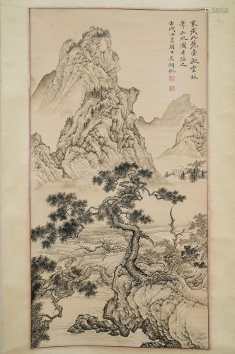 Chinese school, signed Wu Hufan (1894-1968), ink on