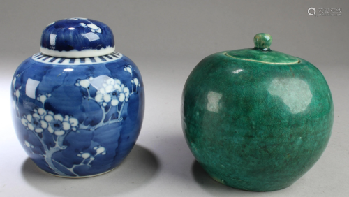A Group of Two Antique Chinese Porcelain Jars